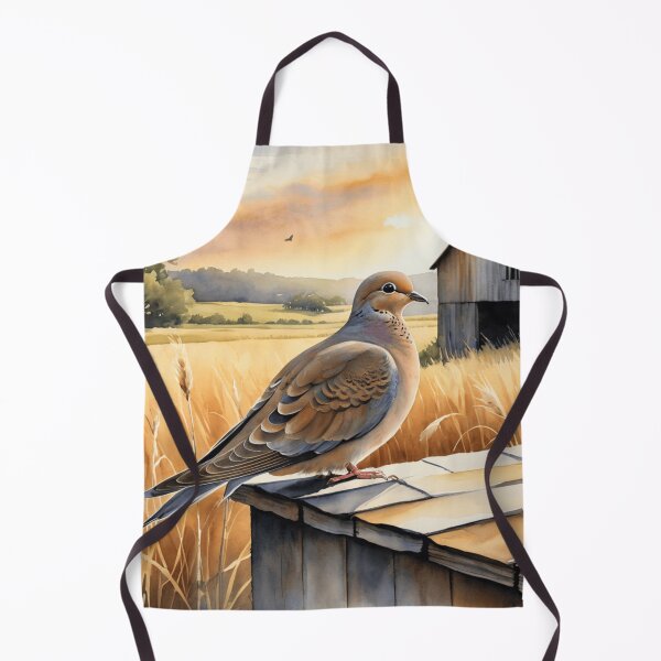 Item preview, Mourning Dove Resting Near Field designed and sold by WaterBirdArt.