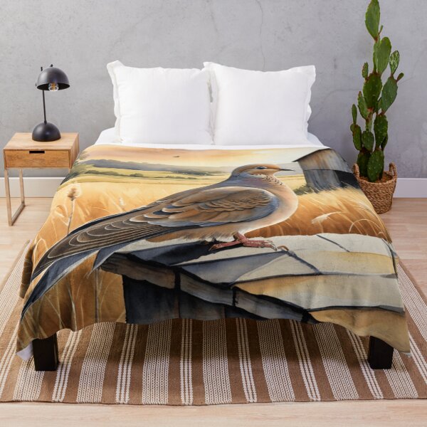 Item preview, Mourning Dove Resting Near Field designed and sold by WaterBirdArt.