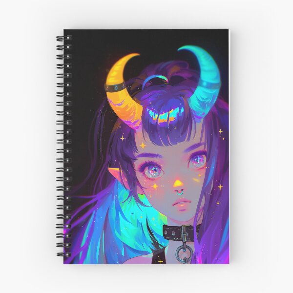 Item preview, Gothic Septum Piercing Anime Girl designed and sold by bubblegoth.