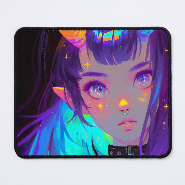Item preview, Gothic Septum Piercing Anime Girl designed and sold by bubblegoth.