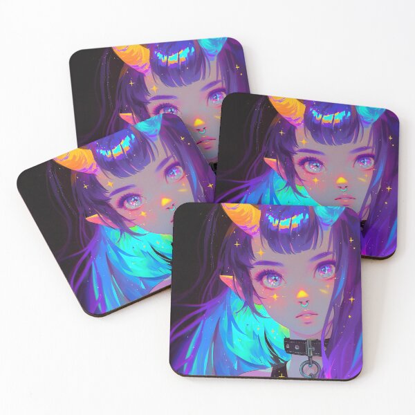 Item preview, Gothic Septum Piercing Anime Girl designed and sold by bubblegoth.