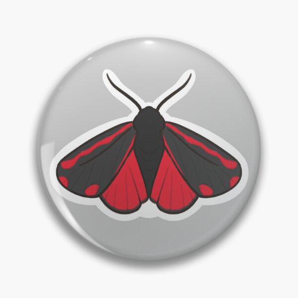 Item preview, Cinnabar Moth designed and sold by ashthetreeshop.