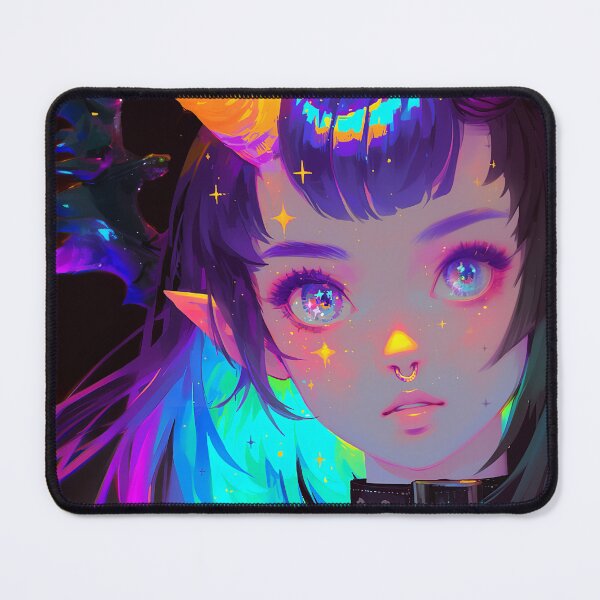 Item preview, Dark Elf Septum Piercing Anime Girl designed and sold by bubblegoth.