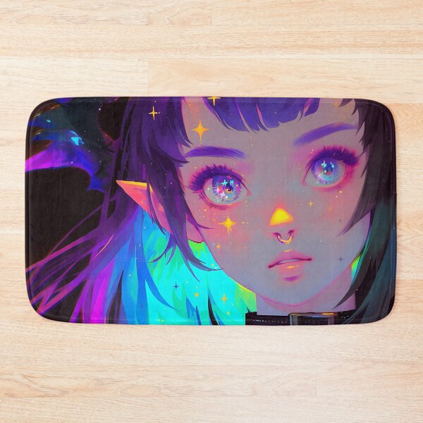 Item preview, Dark Elf Septum Piercing Anime Girl designed and sold by bubblegoth.