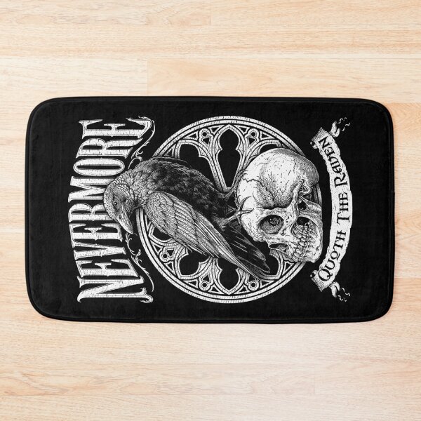 Item preview, Nevermore Quoth The Raven Gothic Edgar Allan Poe Quote designed and sold by GrandeDuc.