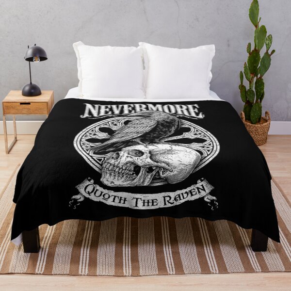 Item preview, Nevermore Quoth The Raven Gothic Edgar Allan Poe Quote designed and sold by GrandeDuc.
