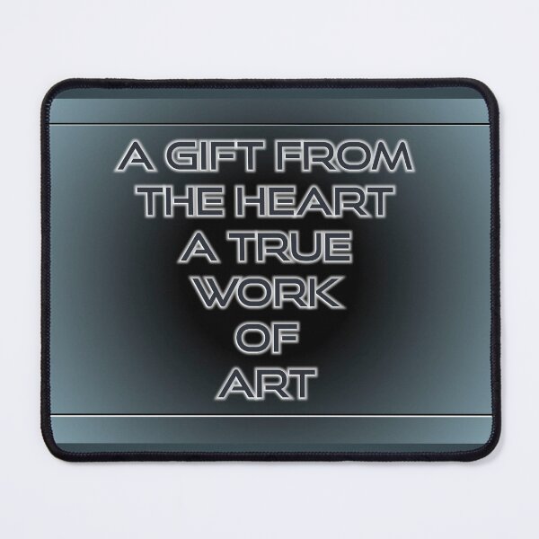 Item preview, Gift from the Heart . Typographical Design . Earthy Aqua . #2 designed and sold by Artistic63.