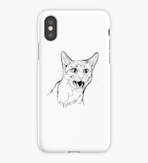 Cat portrait black and white. Cat 11. iPhone Case