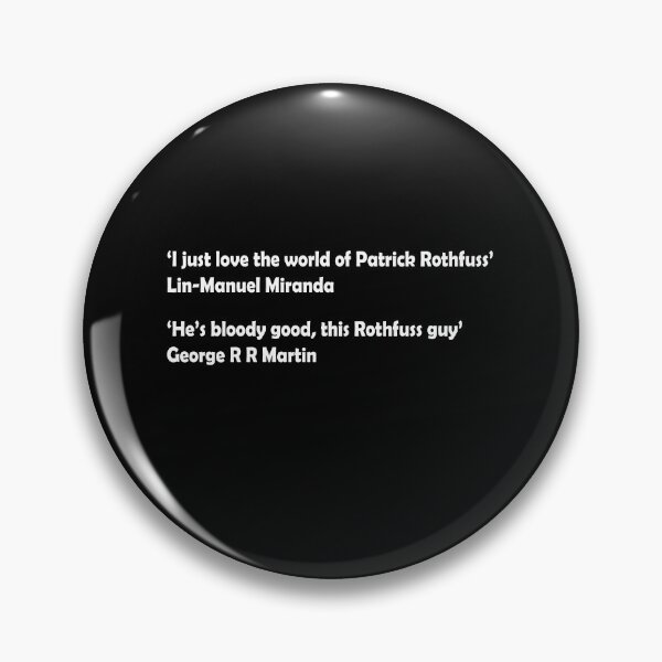 Item preview, Patrick Rothfuss review quotes designed and sold by Wimereux.