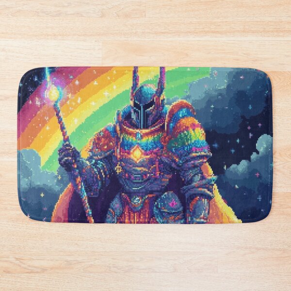Item preview, Rainbow Knight Pixel Art designed and sold by Kaos-Bit.