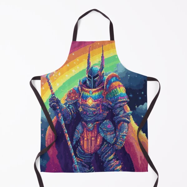 Item preview, Rainbow Knight Pixel Art designed and sold by Kaos-Bit.