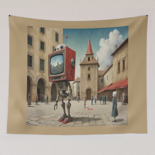 Item preview, Retro Futurism - A 1960s Robot's Adventure Across Europe - dePace' designed and sold by mrpropcake.