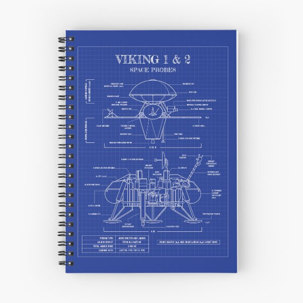 Artikelvorschau, Viking 1 & 2 Space Probes (Blueprint. Vertical) entworfen und verkauft von BGALAXY.