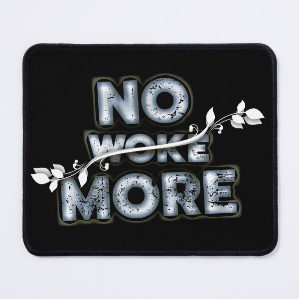 Item preview, Woke No More . Typographical Design . Grey . #4 designed and sold by Artistic63.
