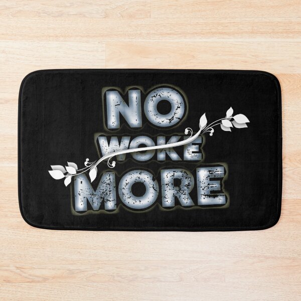 Item preview, Woke No More . Typographical Design . Grey . #4 designed and sold by Artistic63.