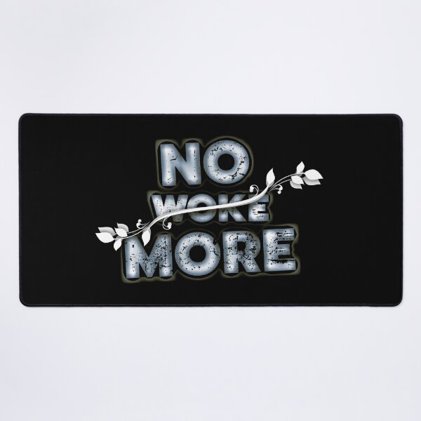 Item preview, Woke No More . Typographical Design . Grey . #4 designed and sold by Artistic63.