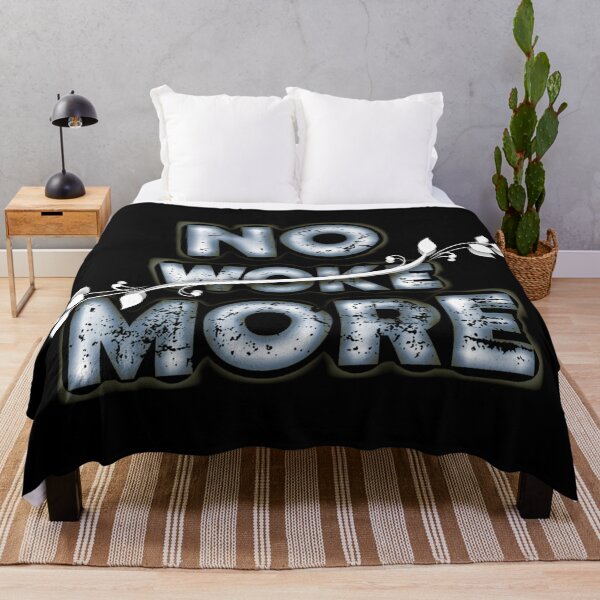 Item preview, Woke No More . Typographical Design . Grey . #4 designed and sold by Artistic63.
