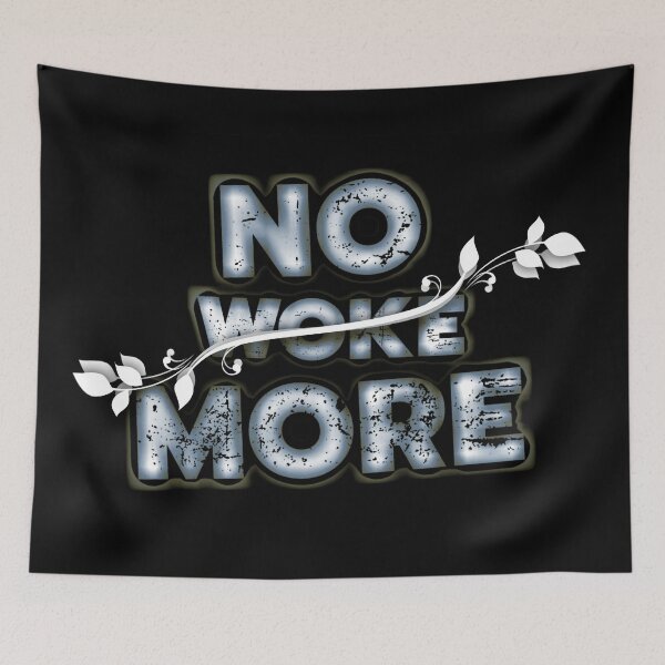 Item preview, Woke No More . Typographical Design . Grey . #4 designed and sold by Artistic63.