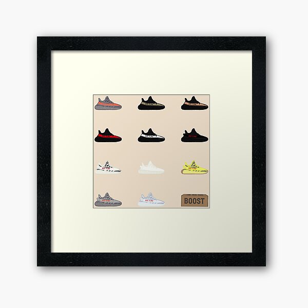 Yeezy Display Framed Art Print