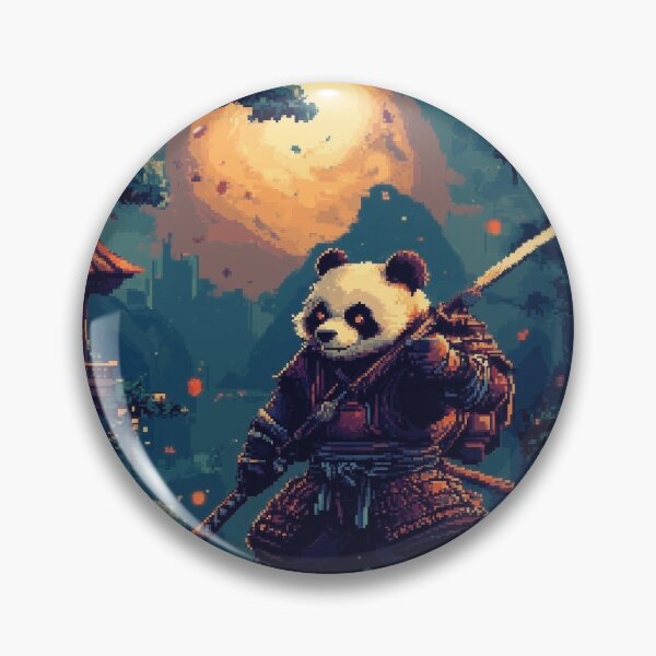 Item preview, Pixel Panda Samurai designed and sold by Kaos-Bit.