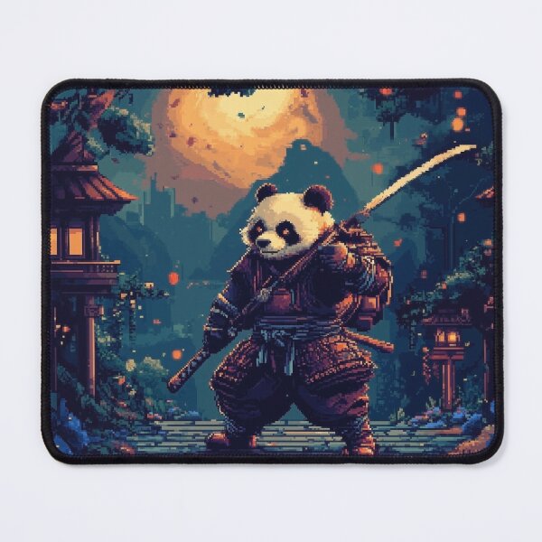Item preview, Pixel Panda Samurai designed and sold by Kaos-Bit.