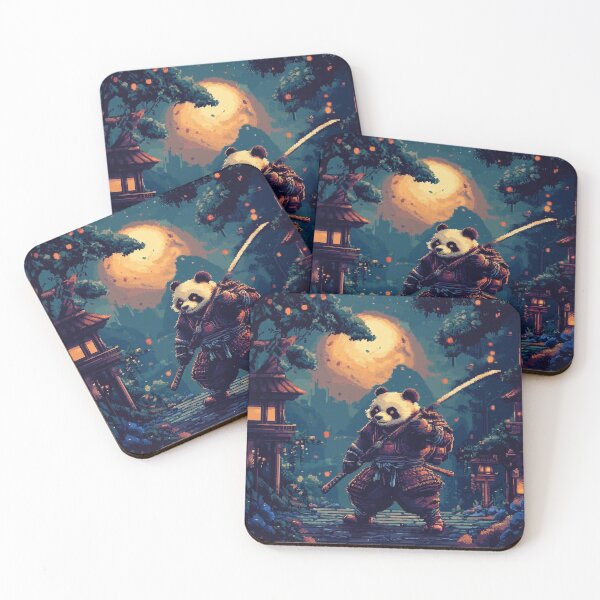 Item preview, Pixel Panda Samurai designed and sold by Kaos-Bit.