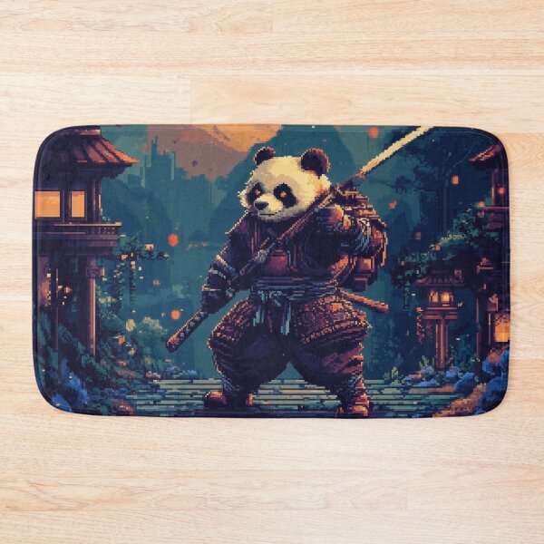 Item preview, Pixel Panda Samurai designed and sold by Kaos-Bit.