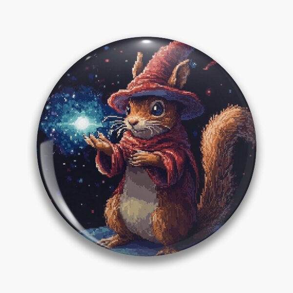 Item preview, Pixel Squirrel Wizard designed and sold by Kaos-Bit.