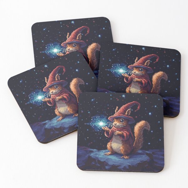 Item preview, Pixel Squirrel Wizard designed and sold by Kaos-Bit.