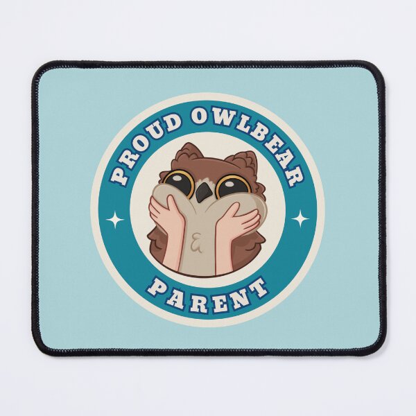 Item preview, Proud Owlbear Parent Light Blue designed and sold by livzingg.