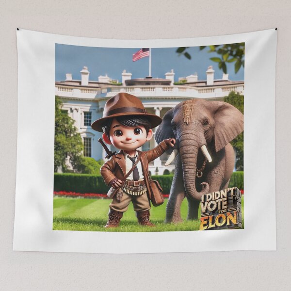 Item preview, "I Didn't Vote for Elon - Whimsical Adventures" designed and sold by MySheetMusicArt.