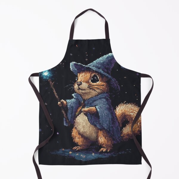 Item preview, Squirrel Wizard Pixel Art designed and sold by Kaos-Bit.