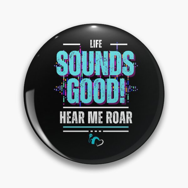 Item preview, Life Sounds Good | Hear me roar | Cochlear Implant designed and sold by SoundStyleShop.