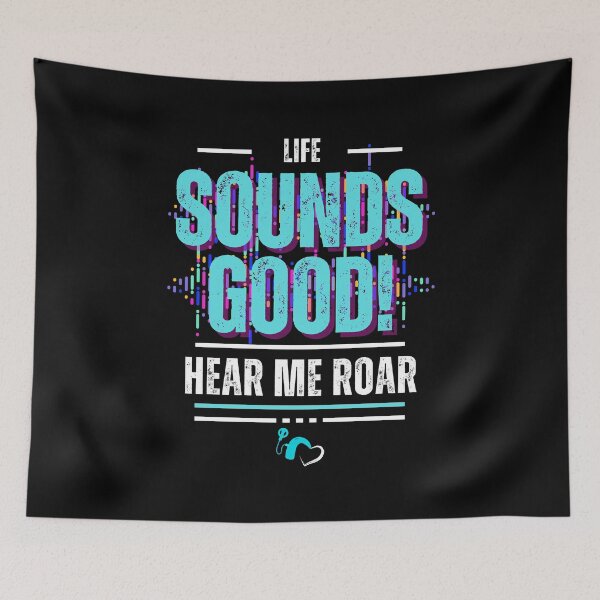 Item preview, Life Sounds Good | Hear me roar | Cochlear Implant designed and sold by SoundStyleShop.