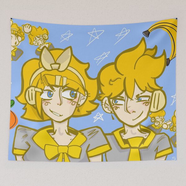 Item preview, Rin and Len Kagemine Vocaloid Fanart designed and sold by figure7art.
