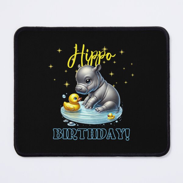 Item preview, Hippo Birthday, Bathtime with Ducks | designed and sold by Lotta Luxxa Lifestyle.