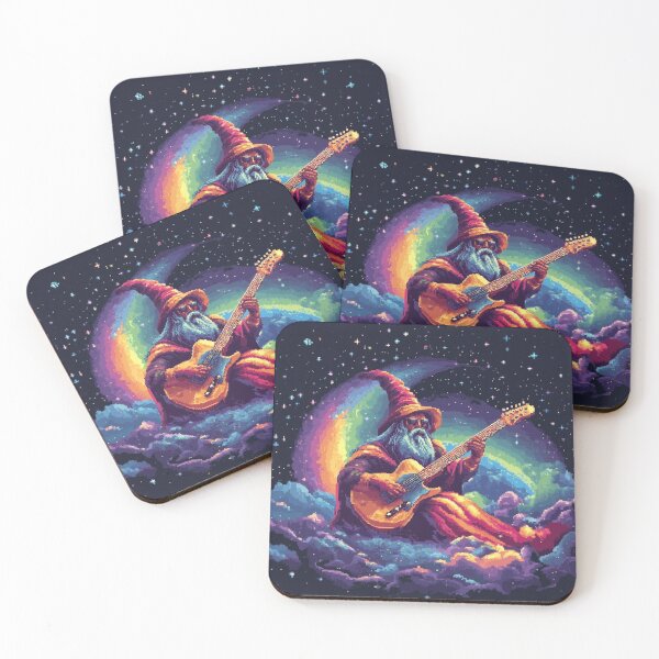 Item preview, Wizard Playing Guitar designed and sold by Kaos-Bit.