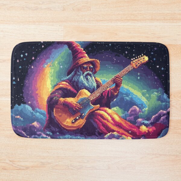 Item preview, Wizard Playing Guitar designed and sold by Kaos-Bit.