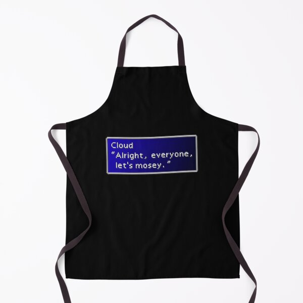 Item preview, Let's Mosey - Cloud Strife Dialogue Box designed and sold by MogsterMemes.