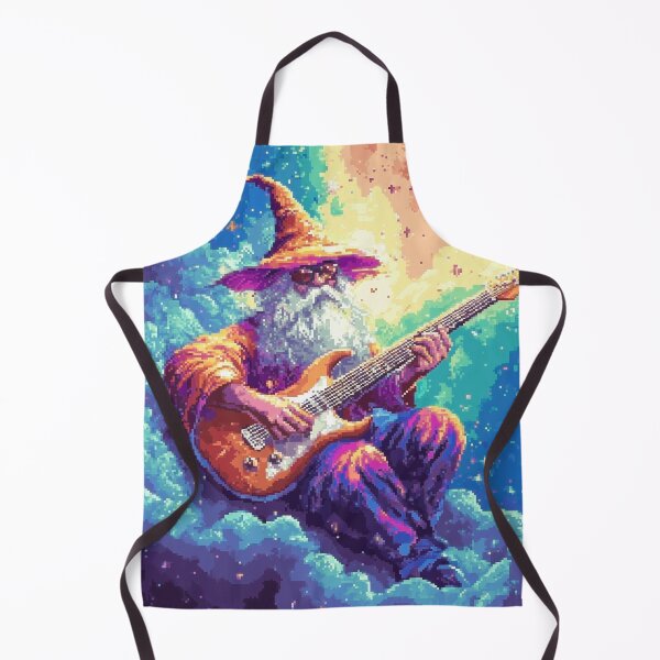 Item preview, Rainbow Wizard Playing Guitar designed and sold by Kaos-Bit.