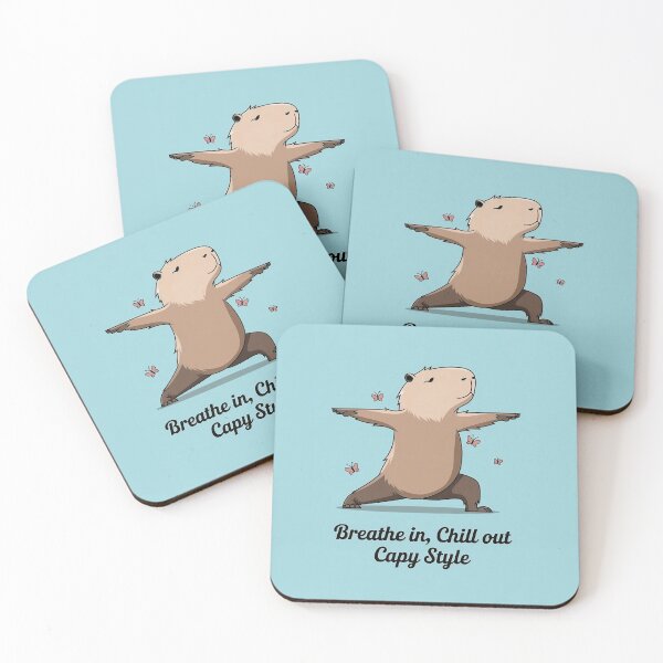 Item preview, Breathe in Chill out Capy Style designed and sold by Situstshirts.