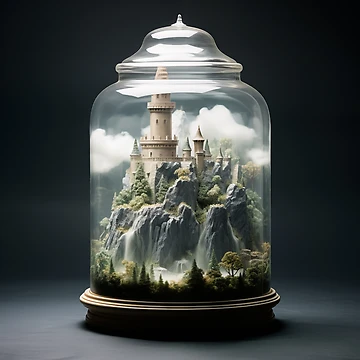 Artwork thumbnail, Castle In A Jar by Rtymer
