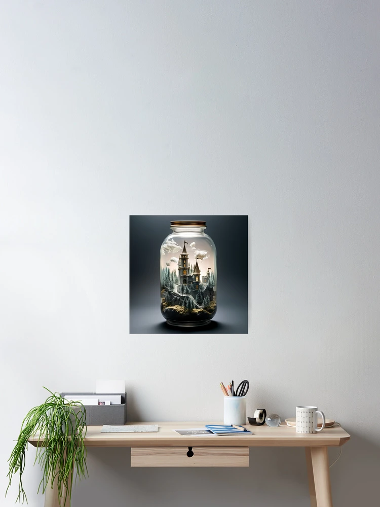 Thumbnail 2 of 3, Poster, Castle In A Jar designed and sold by Rtymer.