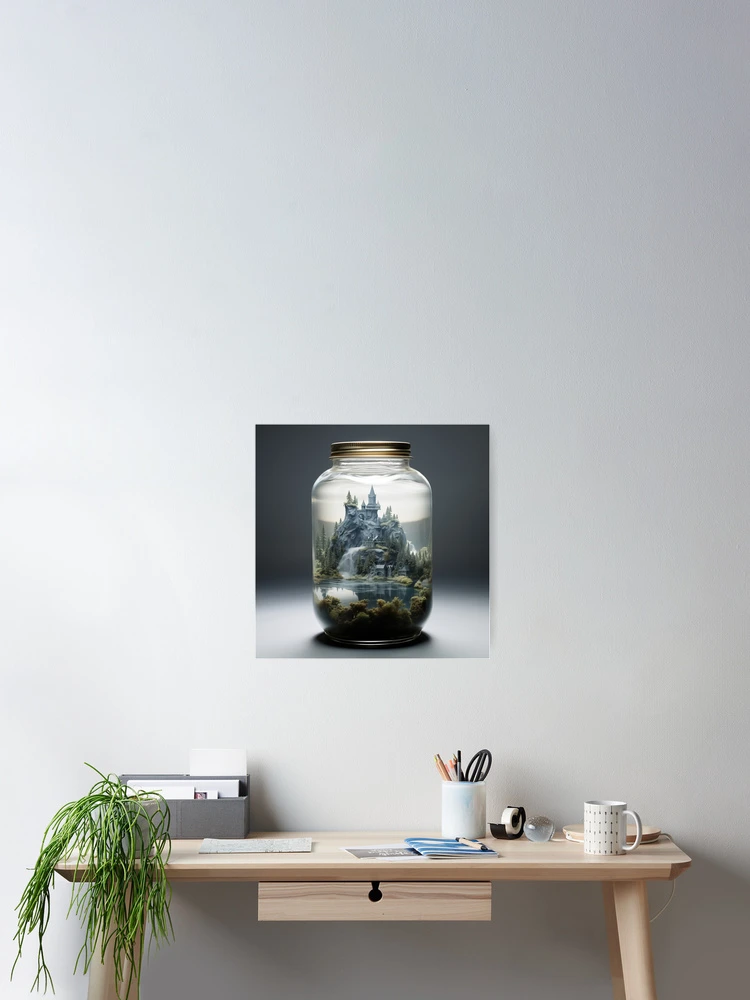 Thumbnail 2 of 3, Poster, Castle In A Jar designed and sold by Rtymer.