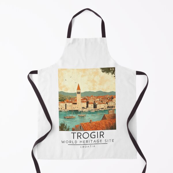 Item preview, A Vintage Travel Poster of Trogir - Croatia designed and sold by GoodOldVintage.
