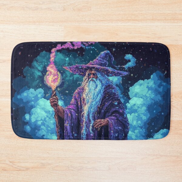 Item preview, The Hermit Tarot Card Pixel Art designed and sold by Kaos-Bit.