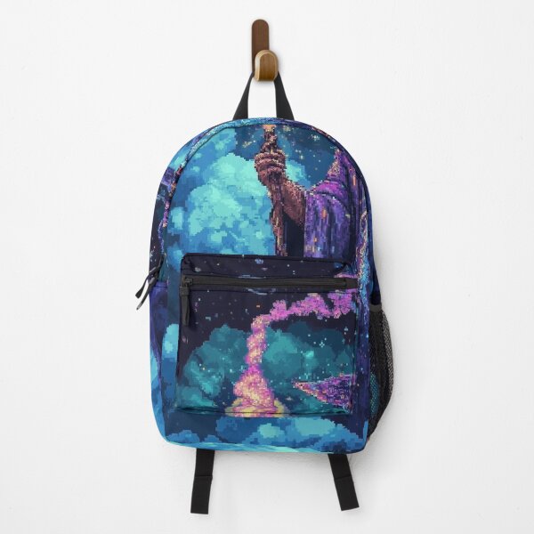 Item preview, The Hermit Tarot Card Pixel Art designed and sold by Kaos-Bit.