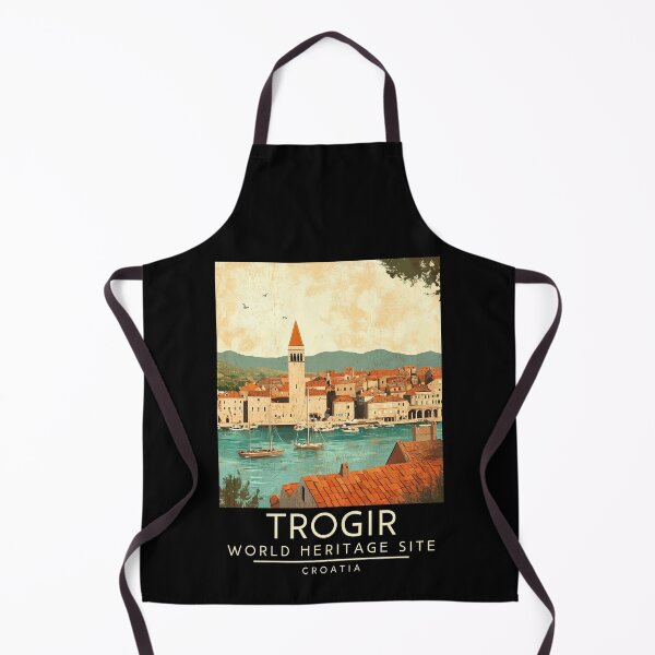 Item preview, A Vintage Travel Poster of Trogir - Croatia designed and sold by GoodOldVintage.
