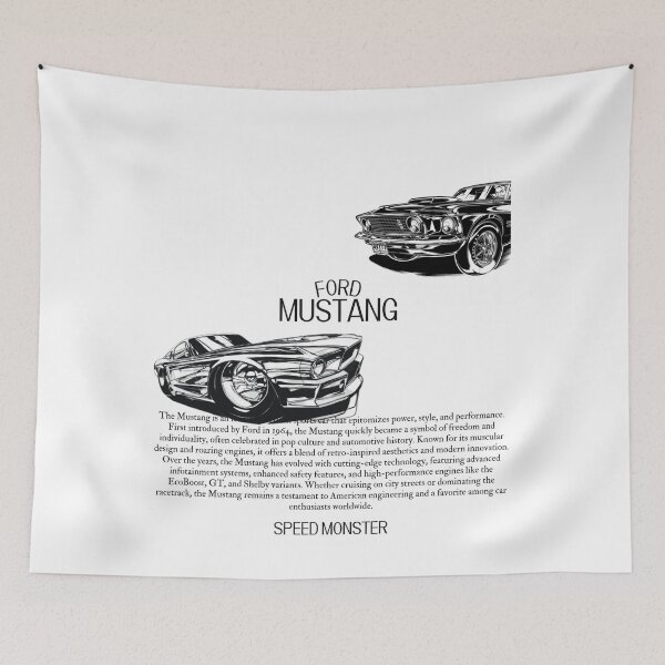 Item preview, ford mustang monster designed and sold by Ma26store.
