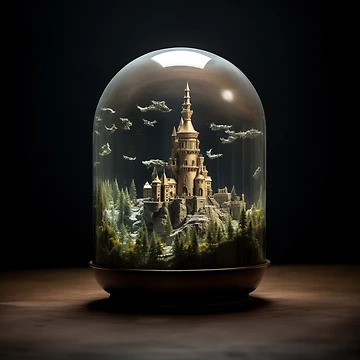 Artwork thumbnail, Castle In A Jar by Rtymer